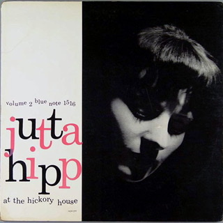 Album cover for volume two of "Jutta Hipp at the Hickory House" (1956).