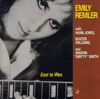 Emily Remler's "East to Wes" album cover (1988).