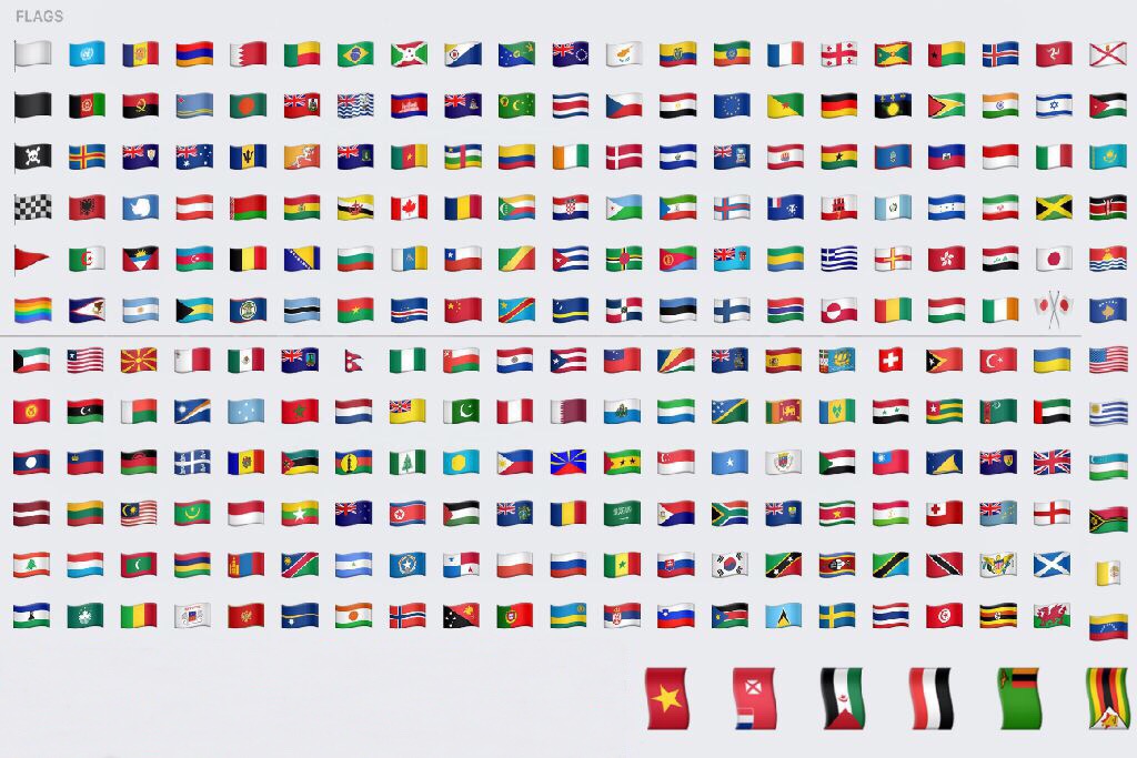 link= Flags of Countries in alphabetical order from upper left to lower right in picture
