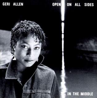 Geri Allen's album cover for "Open on All Sides in the Middle" (1985)