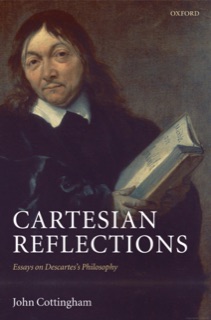 The book cover of Cartesian Reflections (2008) by John Cottingham.