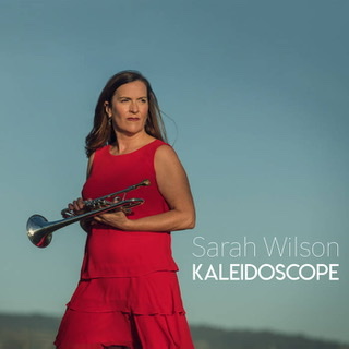 A color photograph of the album cover for Sarah Wilson's third album "Kaleidoscope."
