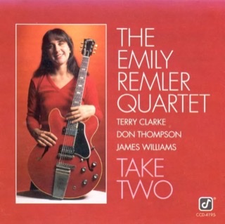 Emily Remler's album cover for "Take Two" (1982).